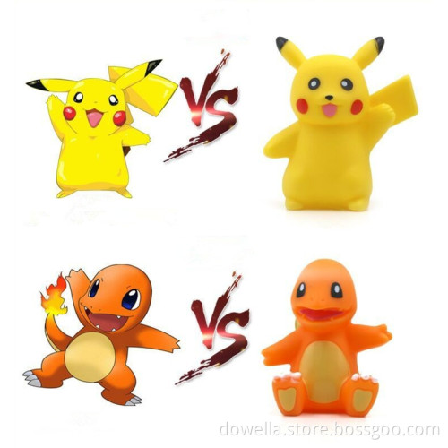 Factory 22 different diy pokemon go plastic toy pokemon mini figures
